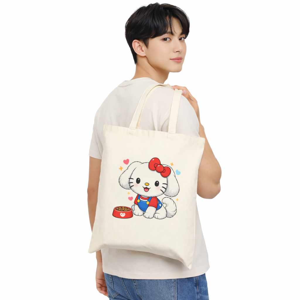 Hello Doggy Tote Bag